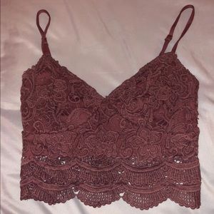 Pacsun Crochet Crop Tank